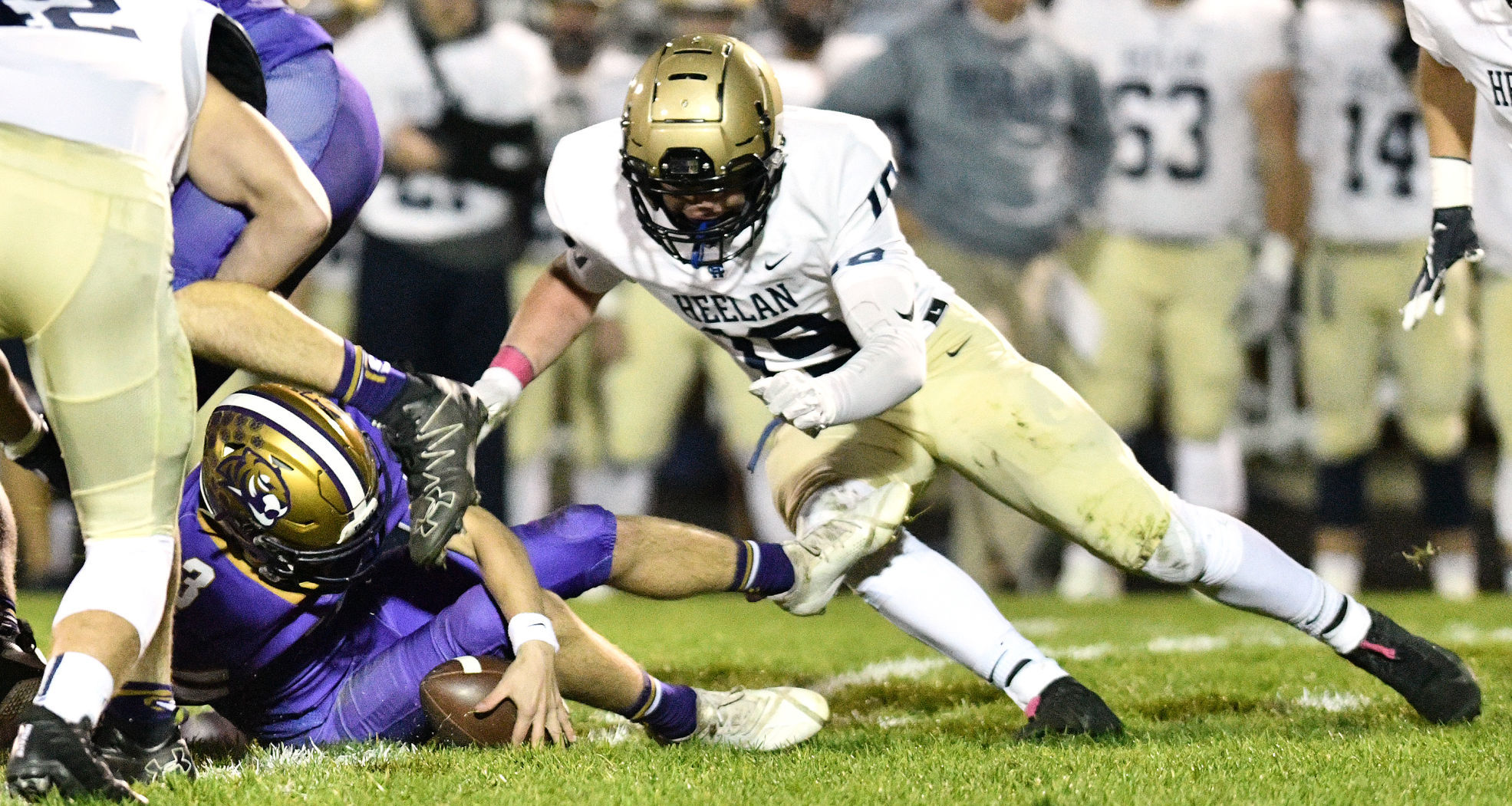 Spencer vs Heelan football